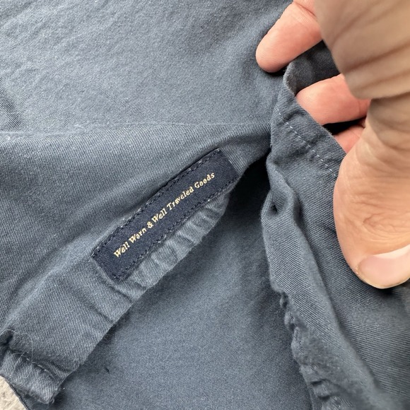 Roark Shirt Mens Xl Blue Well Worn Button Up Short Sleeve Outdoors Hiking - Picture 3 of 10